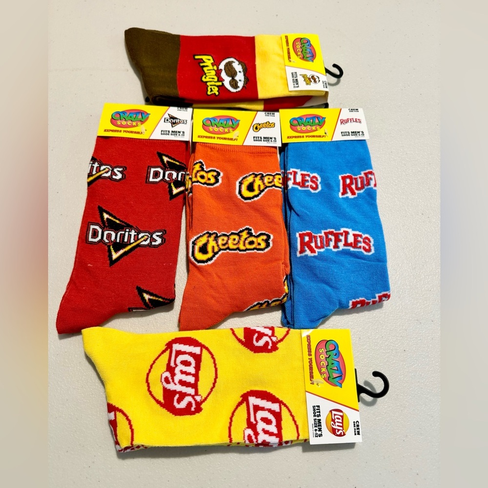 Crazy Socks - Chip Bundle (5 Pairs of Socks)